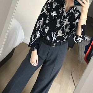 LAST CHANCE | Plaid Wide-Leg Trousers | Wilfred